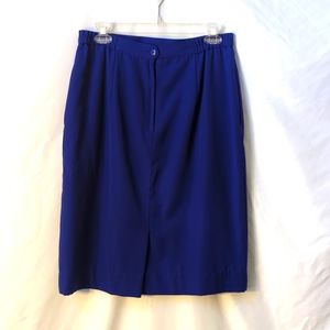Royal Blue Skirt